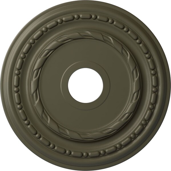 Ekena Millwork Dublin Ceiling Medallion (Fits Canopies up to 5 1/8"), 17 7/8"OD x 3 5/8"ID x 1 1/4"P, Witch Hazel CM17DUWHF - main
